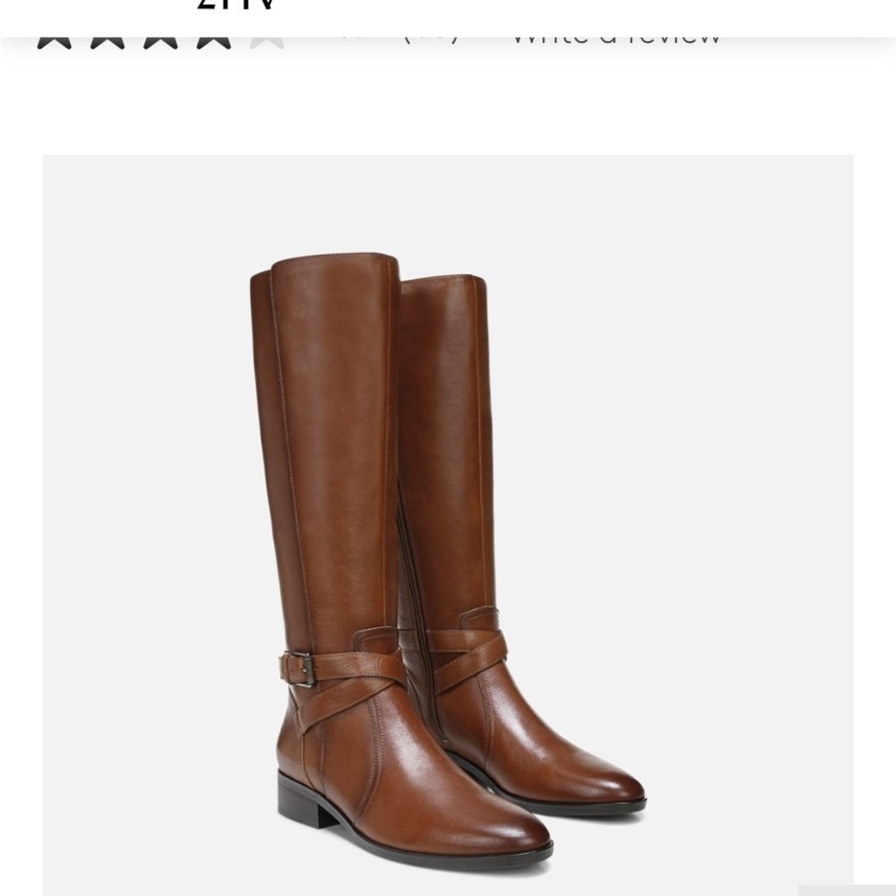 Naturalizer Rena Riding Knee High Wide Calf Boot size 8.5